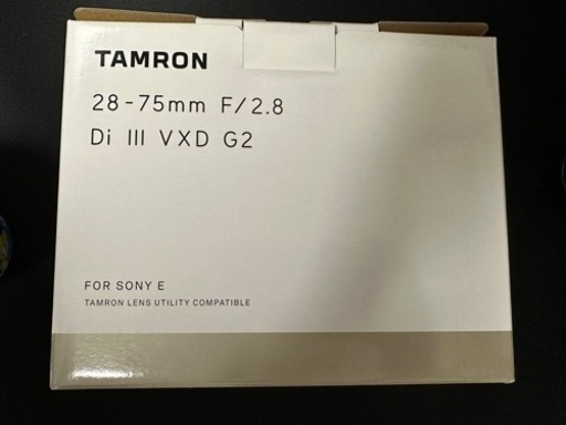 レンズ TAMRON 28-75mm f2.8 Di III VXD G2 A063