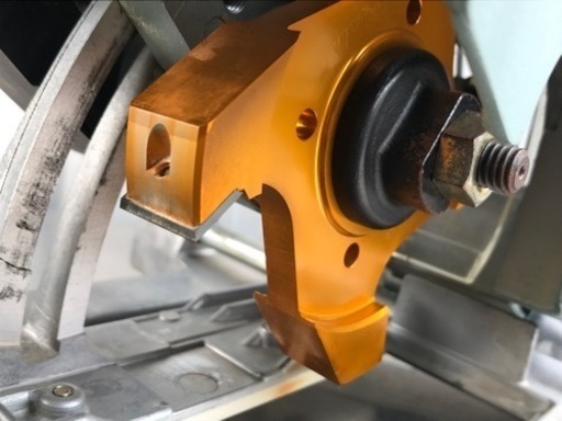 日立◇46mmブレーキ付仕上溝切◇100V◇PG21B◇替え刃・付属品有り◇K557