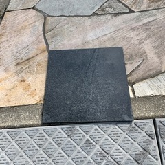 黒ミカゲ 平板 板石 磨き