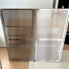 ●無印良品●ステンレスユニットシェルフ●