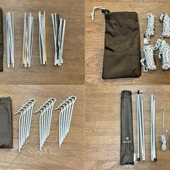 snow peak スノーピーク　アメニティドームＳ＋アメニティドームアップライトポールセット 2点セット　テント　【引取限定・現状渡し】