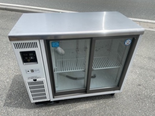 ■中古品 フクシマ冷蔵ショーケース TGU-30RE1 2018年 139L 900ｘ450ｘ800ｍｍ 動作問題なし■