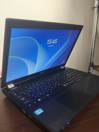 ACER 高速SSD搭載　Corei3搭載　大容量メモリ8G CD/DVD/読み書き　大画面15.6インチ　Wifi対応 カメラ内蔵