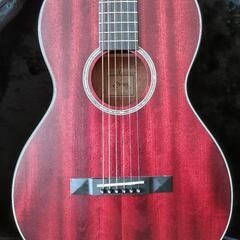 S,yairi YE-7M WR ワインレッド エレアコ ②ソフトケース付 ☆新品同様 