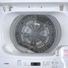 ⭐️TWINBIRD⭐️全自動洗濯機 2021年5.5kg 大阪市近郊配送無料