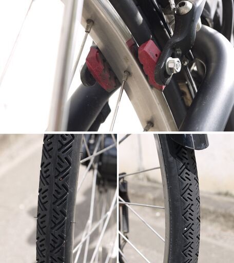 【ヤ取終了8/6】≪T241ジ≫ BRIDGESTONE 電動アシスト自転車 アルベルトe AS7B41 3P16AB0 27型 内装5段変速 黒系 充電器付属 回復充電 ブリヂストン 現状品