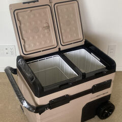 ポータブル 車載 冷凍 冷蔵庫 45L 【2室独立温度制御】