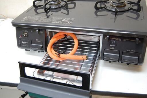 ガステーブル プロパンガス 2022年製 幅59cm 水なしグリル Paloma PA