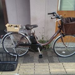 美品☆[Panasonic]ViVi(ビビ)L 24吋電動アシスト自転車 12Ahバッテリー 