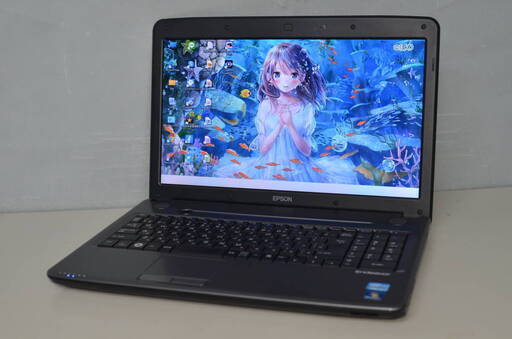 中古良品ノートパソコン Windows11 EPSON NJ3500 core i3-2310M/メモリ4GB/HDD750GB/15.6インチ/HDMI/無線内蔵/DVDマルチ搭載/便利なソフト