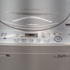 ☆ジモティ割あり☆ SHARP 洗濯機 5.5㎏ 19年製 動作確認 