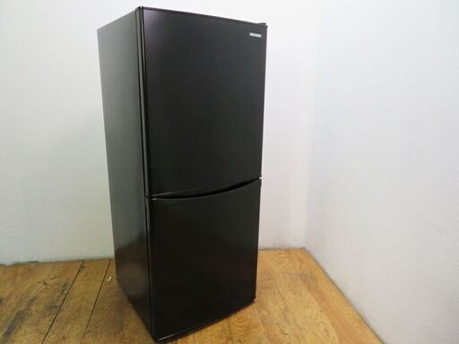 【京都市内方面配達無料】良品 おしゃれブラックカラー 142L 冷蔵庫 2021年製 CL43