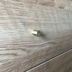未使用 美品 別注一本製作の限定品 真鍮 キャビネット 幅80 ウォールナット