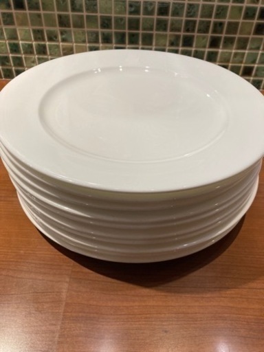ニッコー 30cm 白皿 10枚セット 業務用 レストラン