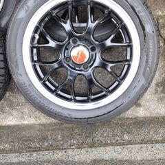 【4月30日限定値下げ！】１５インチアルミホイール付き夏タイヤ４本セット