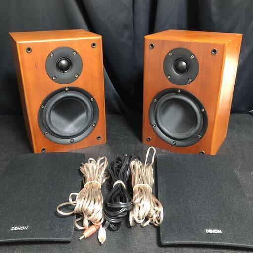 DENON デノン SC-A33SGスピーカー ペア 高級 ピアノブラック デンオン