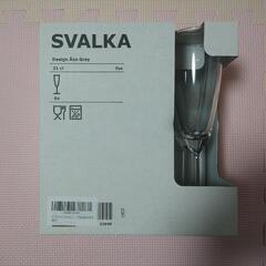【IKEA】SVALKA シャンパングラス 6客セット