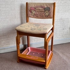 子供用　木製 くろがね学習椅子