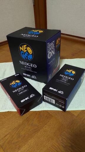 【美品】SNK NEOGEO mini アクセサリー付き