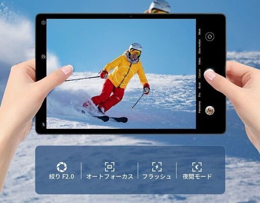 Androidタブレット10インチ、32GB ROM 512GB IPS HDタッチスクリーン、デュアルスピーカー、6000mahの長寿命のバッテリー搭載