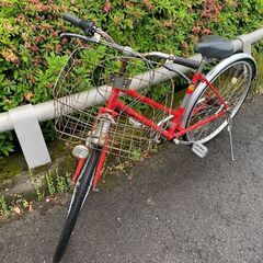 No 782 16171M 自転車 27インチ 赤色 街乗り用 ...