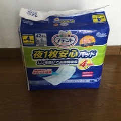 アテント　大人用尿パッド　夜1枚安心パッド　42枚入り