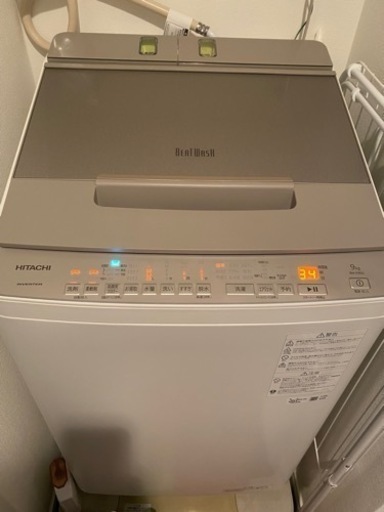 HITACHI 全自動洗濯機2022年に購入したものです