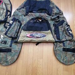 バス釣り　フローター2艘　ウェーダー等セット