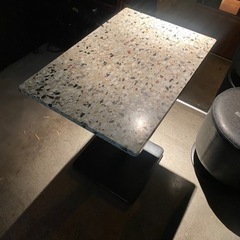 テラゾー大理石のコーヒーテーブル