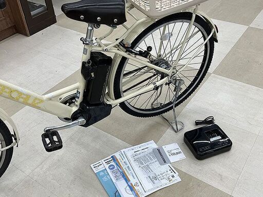 札幌市/清田区 BRIDGESTONE/ブリヂストン 電動アシスト自転車 ステップクルーズe × セブンティーン 26インチ 動作OK