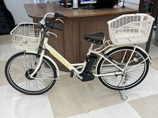 札幌市/清田区 BRIDGESTONE/ブリヂストン 電動アシスト自転車 ステップクルーズe × セブンティーン 26インチ 動作OK