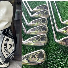 Callaway/キャロウェイ キャディバッグ+未使用アイアン 9本 X20/X22