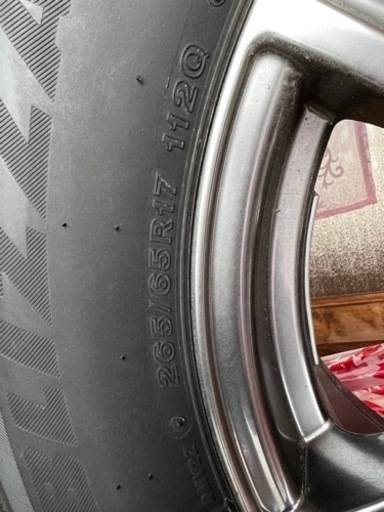 プラド150で使用した冬タイヤ 150 プラド 純正アルミホイール 冬タイヤ