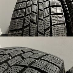 【GOODYEAR ICENAVI6 195/65R15】スタッドレス【MiLLOUS 15インチ 6J5HPCD114.3+43】18年製 バリ溝 セレナ等　(MTC312)クレジットカード QRコード決済可能 GOODYEAR ICENAVI6 195/65R15】スタッドレス【MiLLOUS 15インチ