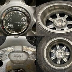 【GOODYEAR ICENAVI6 195/65R15】スタッドレス【MiLLOUS 15インチ 6J5HPCD114.3+43】18年製 バリ溝 セレナ等　(MTC312)クレジットカード QRコード決済可能 GOODYEAR ICENAVI6 195/65R15】スタッドレス【MiLLOUS 15インチ
