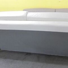 札幌白石区 3人掛けソファ ニトリ N-シールド 合皮ソファ 白 ホワイト ソファー 長椅子 本郷通店