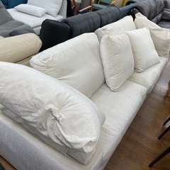 2人掛けソファ アイボリー 43,780円