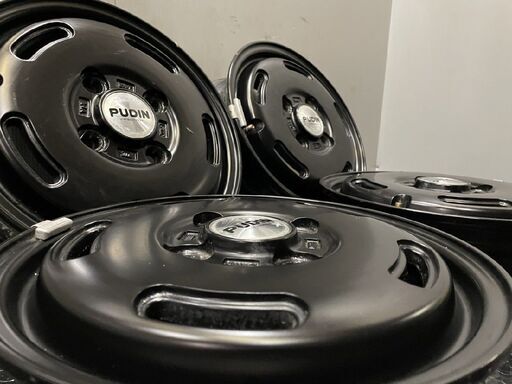 LEHRMEISTER PREMIX PUDIN レアマイスター プレミックス プディン 12インチ 4本 4J4HPCD100+42 ブラック 軽トラ軽バン　(VHX013)クレジットカード QRコード決済可能 LEHRMEISTER PREMIX PUDIN レアマイスター プレミックス プディン 12