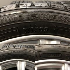 DUNLOP WM02 165/55R15】スタッドレス【Weds JOKER 15インチ 4.5 