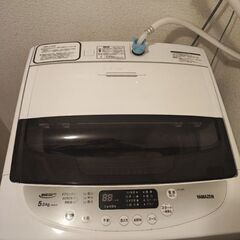 洗濯機　YAMAZEN　5.0kg　2021年式