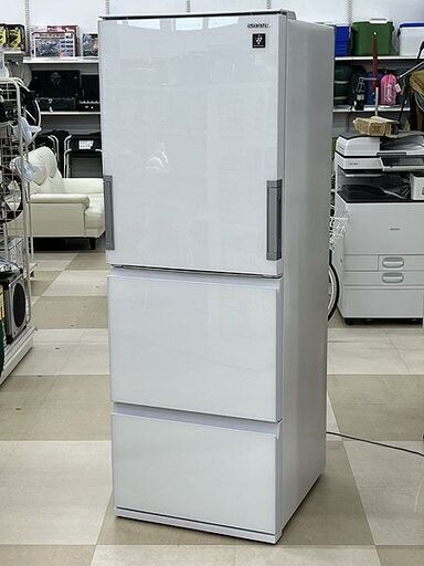 札幌市/清田区 SHARP/シャープ ノンフロン冷凍冷蔵庫 SJ-GW35H-W 2022