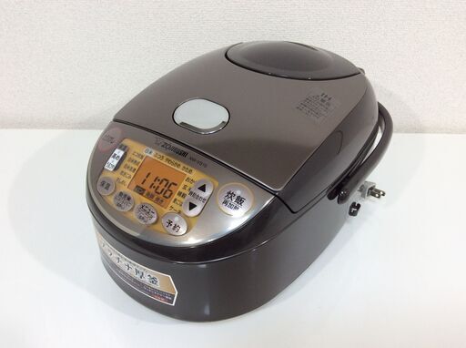 (4/23受渡済)JT6820【ZOJIRUSHI/象印 炊飯器】美品 2022年製 NW-VS10 5.5合炊 IH炊飯ジャー 内釜：プラチナ厚釜 6800円