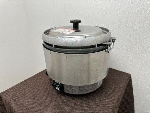 リンナイ　Rinna　業務用　ガス炊飯器　3升　６.０L　都市ガス　２０１８年製　RP-30S2-B