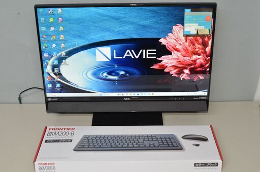 中古良品 一体型パソコン 最新Windows11 NEC DA770/E Core i7-6500U/新品爆速SSD1TB/メモリ8GB/ブルーレイ/23.8インチ/カメラ/テレビ機能