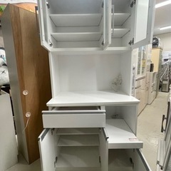 受付終了】GM751 超美品♪ ニトリ 幅90 レジューム90 食器棚 キッチン