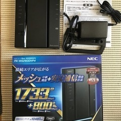 NEC  wifiルーター　PA-WG2600HP4中古品
