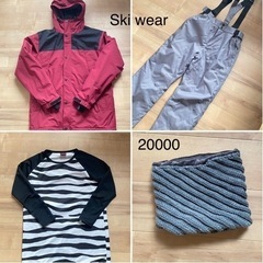 スキーウェア6点セット　男女・ユニセックス