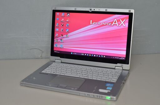 中古軽量ノートPC 最新Windows11 Panasonic CF-AX2SD1TC core i5-3337U/爆速SSD128GB/メモリー4GB/11.6インチ/無線内蔵/WEBカメラ搭載