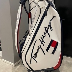 【大幅値下げ中★使用3回のみ！超美品】TOMMY HILFIGER/トミーヒルフィガー　キャディバッグ