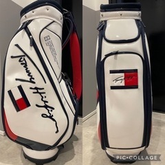 【大幅値下げ中★使用3回のみ！超美品】TOMMY HILFIGER/トミーヒルフィガー　キャディバッグ